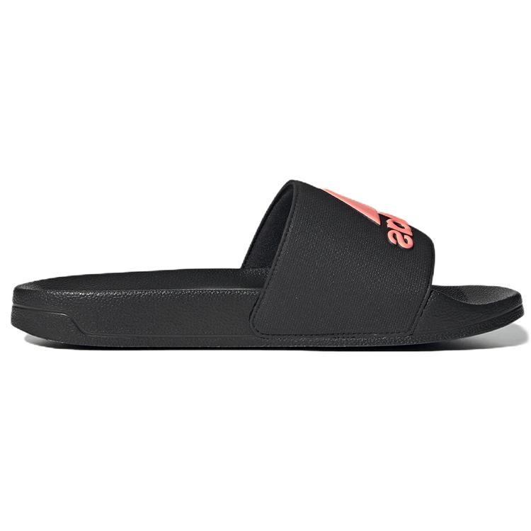 New Adidas Adilette Cozy Wear Resistant Black Unisex Slippers 'Black Pink' GZ3778