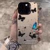English Polka Dot Butterfly iPhone 15/16ProMax/14 Compatible Case