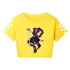 5583 Kids Girls Lily Lovebraids Print Short Style T-Shirt