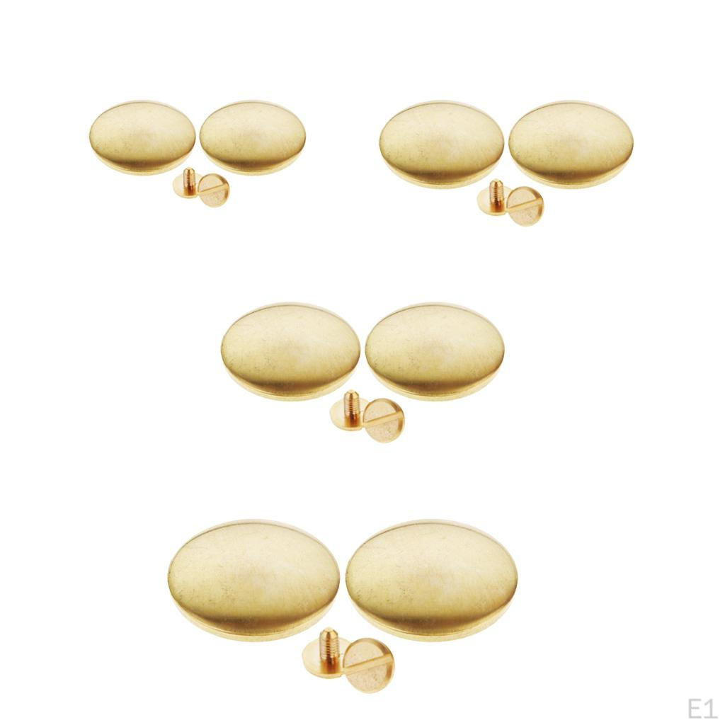2 Pieces Brass Button For Clothes, Shoes, Backpack Hand Craft Accessoties