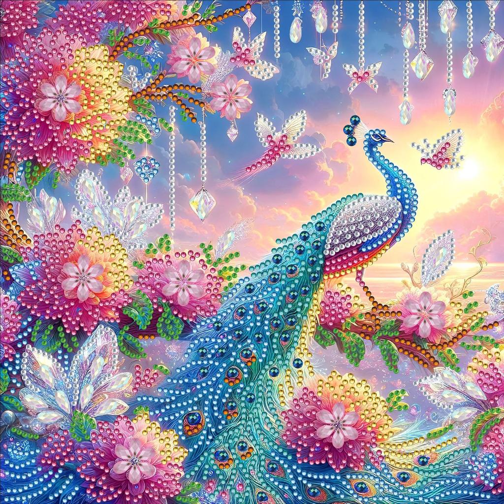 Diamond Painting, Special-Shaped Diamond Painting, Handmade Sticker Material Package 30 * 30 Diamond Sticker Diy Decorative Painting Cross-Border