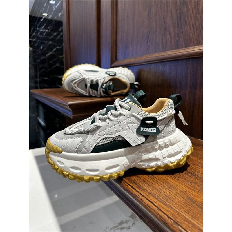 Spring new platform sports and casual shoes breathable mesh dl