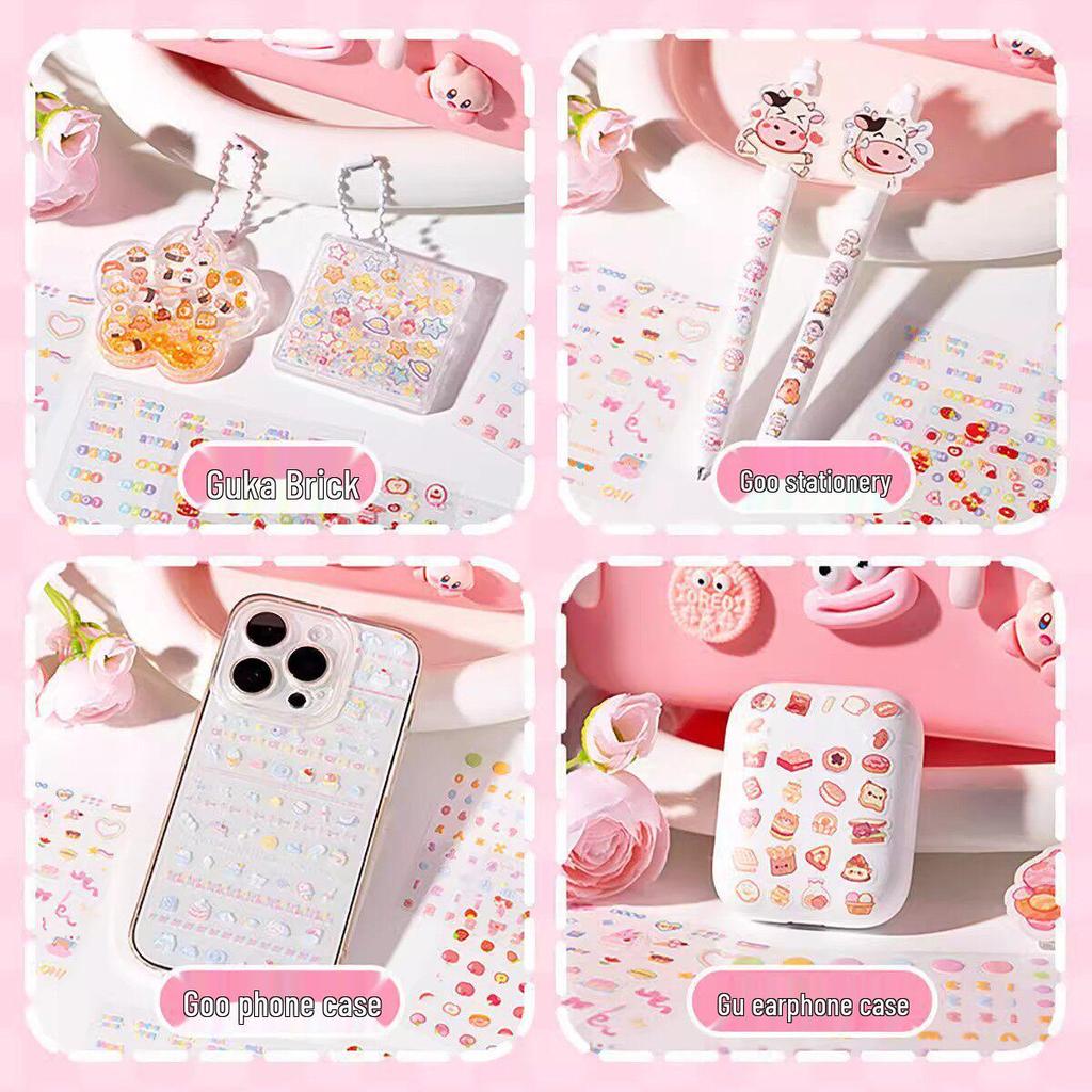 Mini Sticker Book: DIY Cute Art Journal & Spiral Notebook for Students