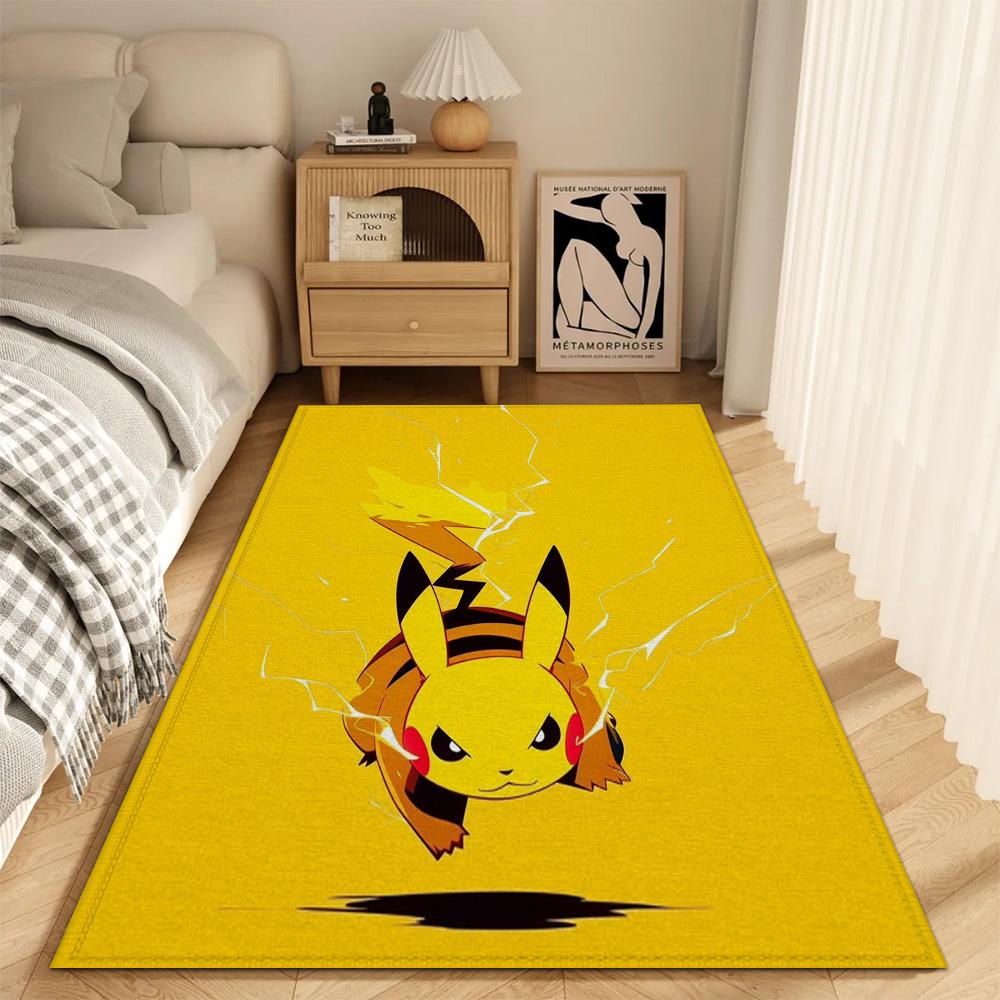 

Fashion Entrance Mat Kitchen Carpet Living Room Rugs Decoration P-pikachu Bath Mats Balcony Doormat Front Door Non-slip Pad Rug 40x60cm