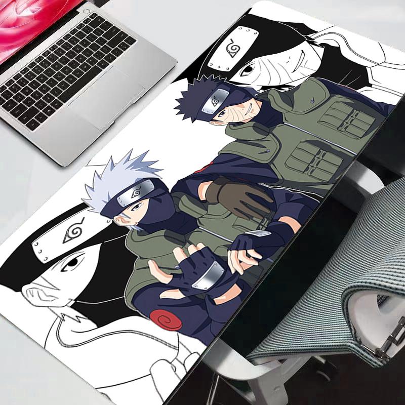 Naruto XXL Rubber Large PC Mousepad Gamer Gaming Mouse Pads Desk Keyboard Mat Computer Laptop Mat durable anime