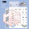 DIY Miniature Scene 3D Stickers Decorative Landscaping Stickers Kawaii Visual Stacking Sticker