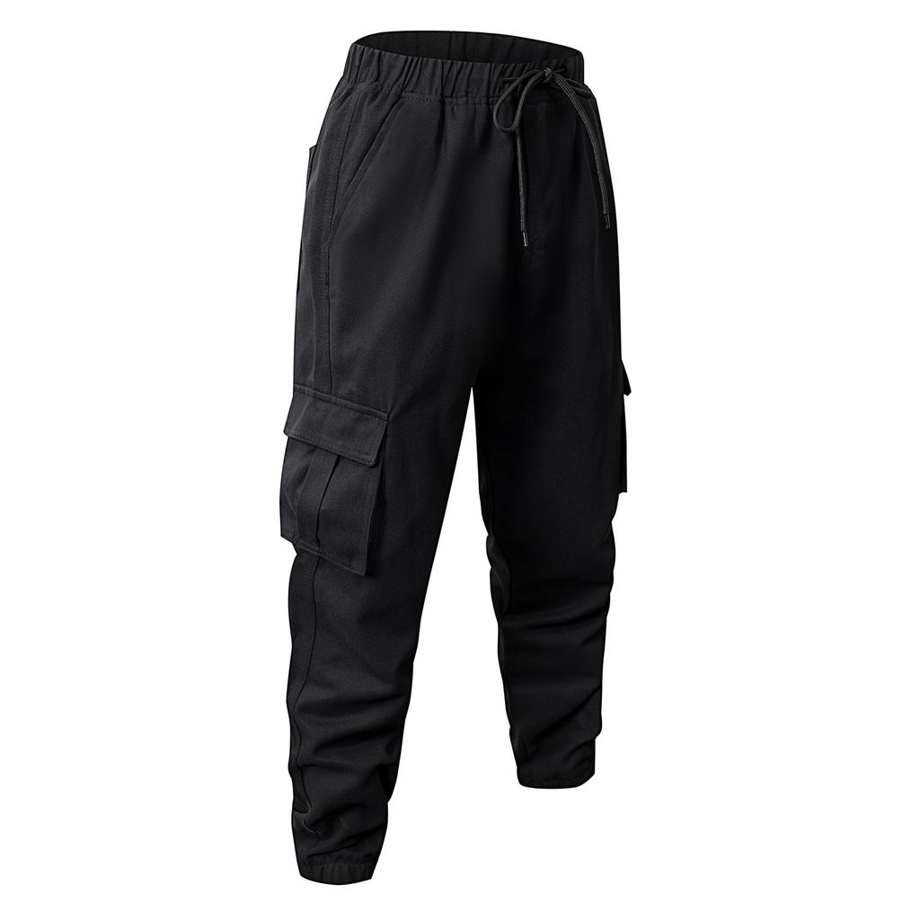 Herren Lockere Freizeit Mehrzwecktaschen Baumwolle Arbeits Hose