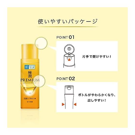 Gokujun Premium Hyaluronic Liquid Lotion + Bonus included