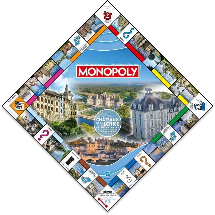 Monopoly chateaux de la loire - jeu de société - winning moves