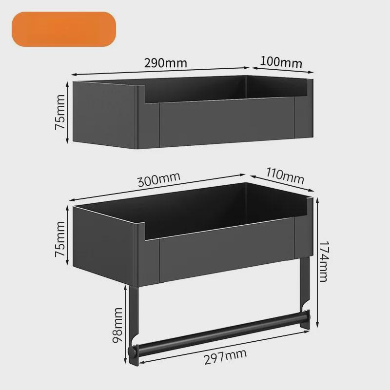 Magnetický kuchyňský stojan bez děrování: Vícevrstvé, pevné a nosné úložné systémy s tyčemi.