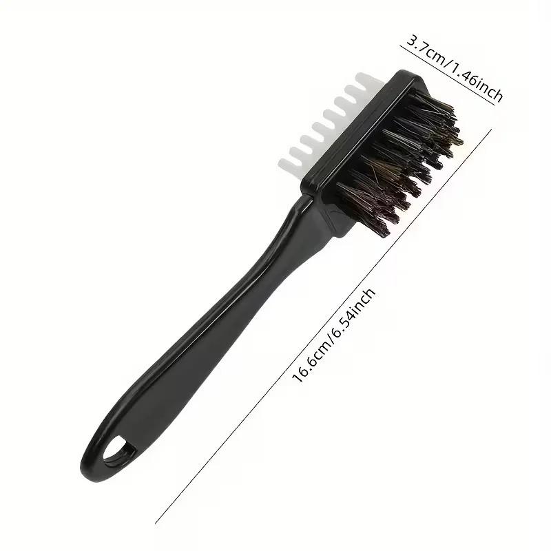 2-in-1 Suede & Shoe Brush with Eraser for Boots Nubuck & Imitation Leather Care Shoes/Boots/Bags Scrubber Cleaner Eraser