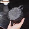 200ml Retro Yixing Purple Clay Teapots Handmade Large Caliber Pot Raw Ore Stone Yellow Mud Tea Brewing Kettle Zisha Tea Set Gift