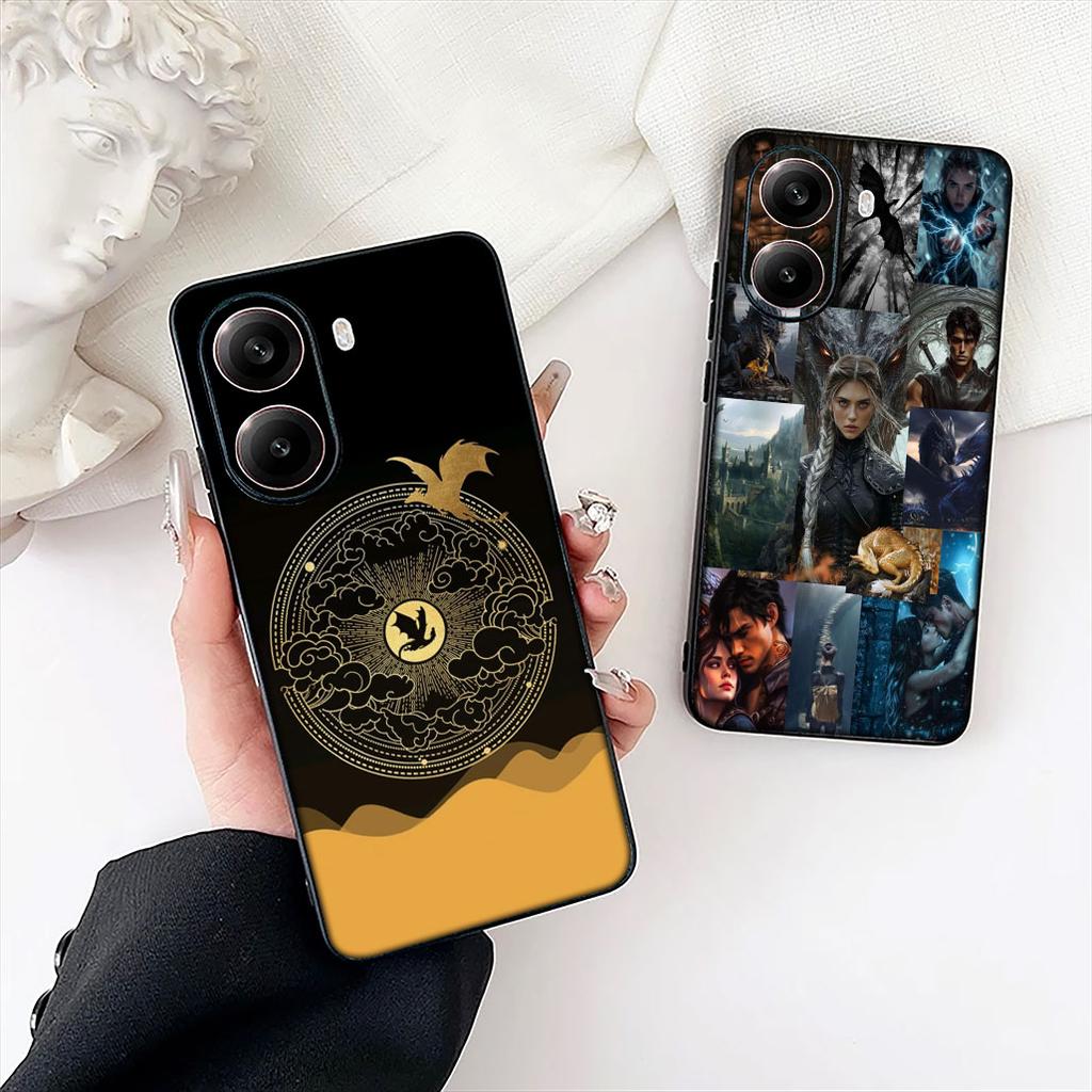 Books Poster Fourths Wing Protective Cover for Samsung Galaxy S25 Edge S24 S23 FE Plus Ultra A16 A15 A55 A57 5G Phone Case
