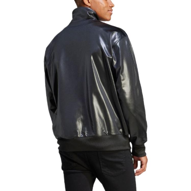Adidas Originals Jackets Men's Black Stand Collar Moderate Other IL6153