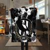 Collingwood Magpies  Print Flannel Blanket, High quality Comfortable for All Seasons, Home Decor, Warmth and Comfort