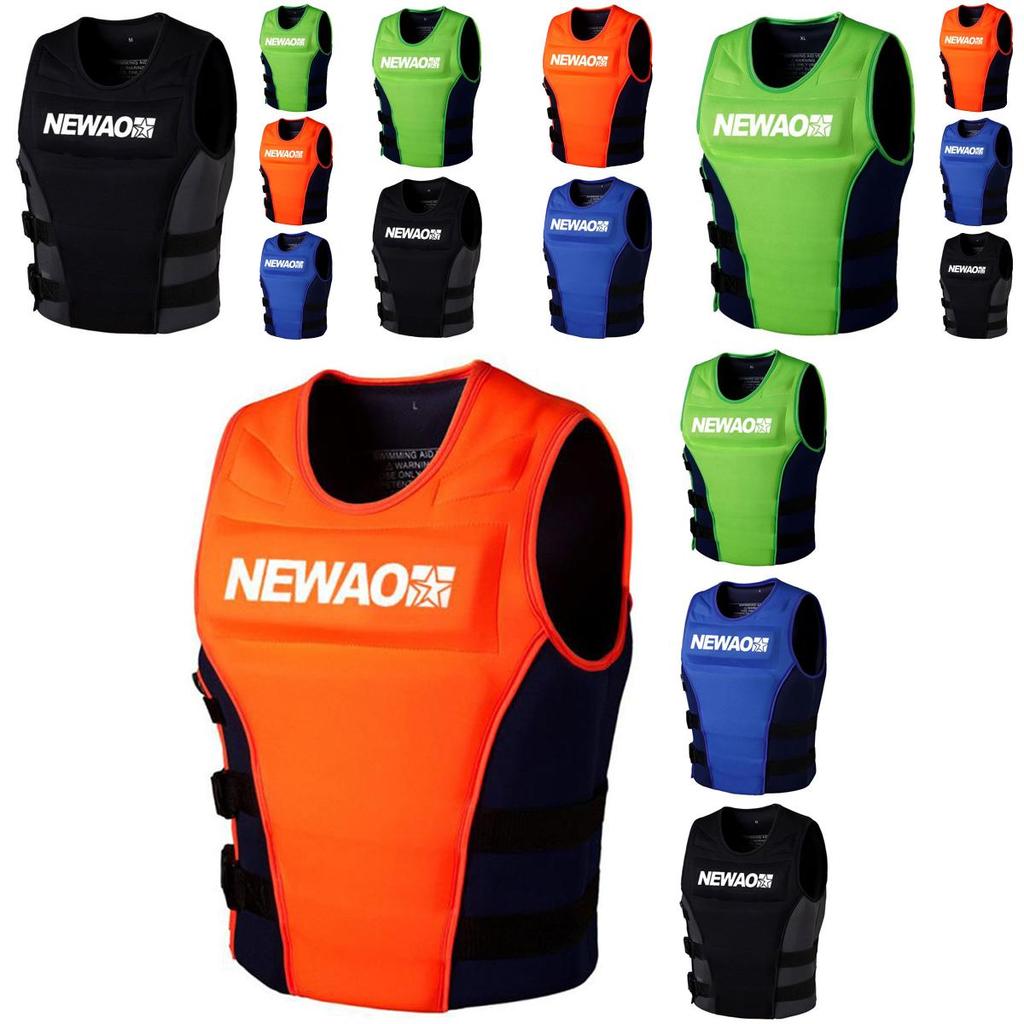 Durable Buoyancy Foam Filled Adult Life Jacket With Adjustable Belt And Smooth Zipper