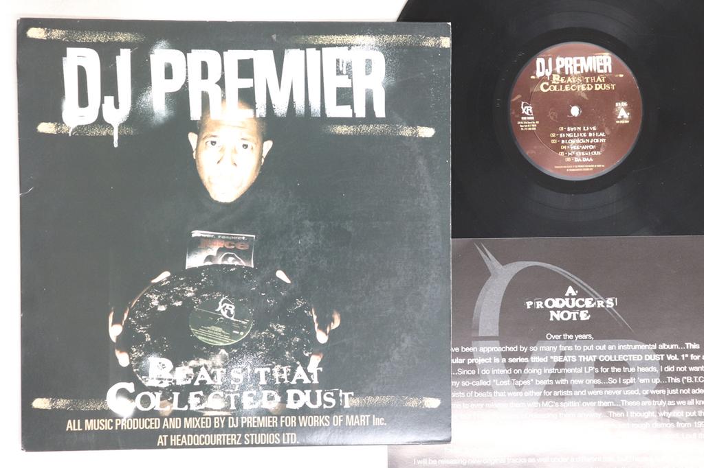 LP Record DJ PREMIER  Beats That Collected Dust Vol. 1 YRRBTCD0001 YEAR ROUND INC 2008 US Rap  HipHopRB Used