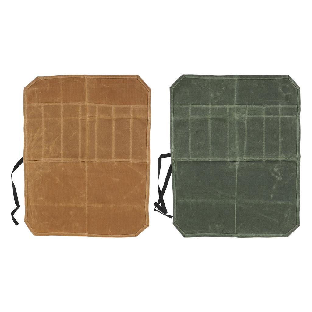 Koch Werkzeugrolltasche Canvas Wasserabweisend Tragbar Koch Gabel Werkzeughalter Beutel für Küchenutensilien