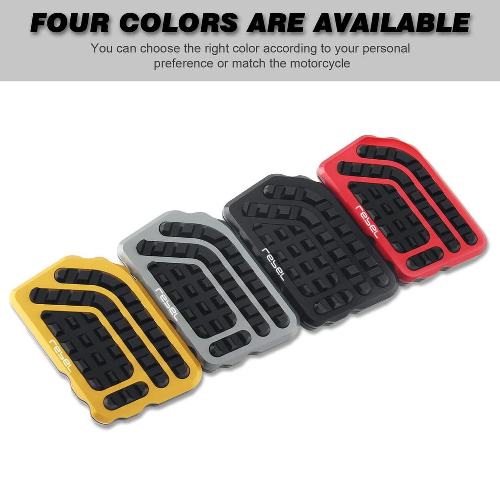 For Honda Rebel 250/500 REBLE 250/500 2017-2021 REAR FOOTBRAKE LEVER EXTENDER EXTENSION REAR BRAKE PEG PAD