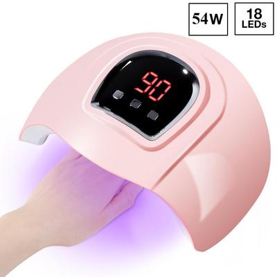 UV-LED-Lampe, 54 W, 18 LEDs, USB-Nageltrockner, zum Aushärten von Gel-Nagellack, automatische Erkennung, Nagel-Maniküre-Werkzeug