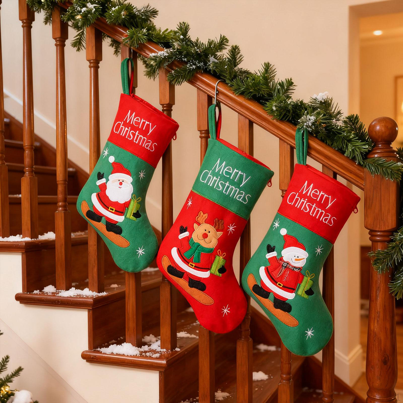 

Socks Gift Bags Christmas Stockings for Bedroom Party Favors Hanging S
