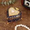 European Style Heart Jewelry Box Zinc Zinc Zinc Alloy Trinket Case Retro Jewelry Container  Home Decor