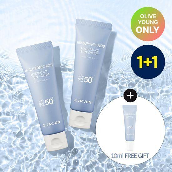 JAYJUN Hyaluronic Acid Hydrating Sunscreen 50ml 1+1 Double Promotion (50ml+50ml)