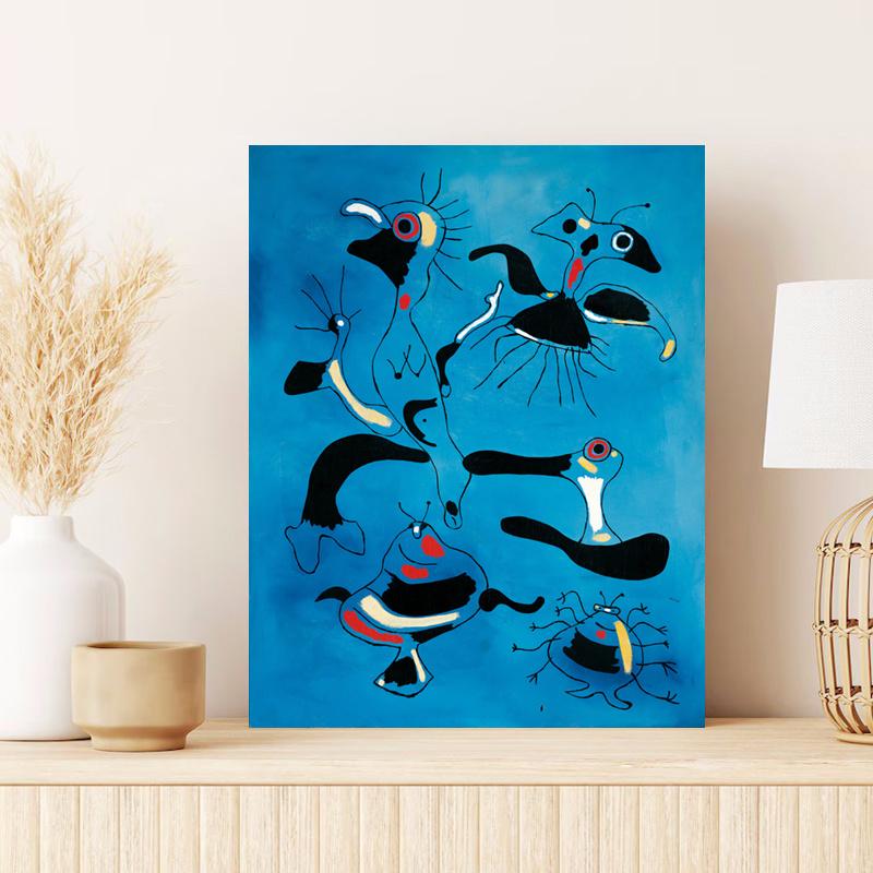 

В рамке - Современный абстрактный холст с принтом граффити, настенный постер, декоративное настенное искусство - Включая крепеж для подвешивания 20*30cm(with frame)