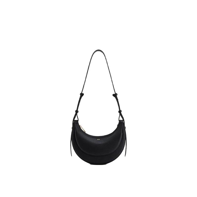 J-Sichel-Tasche, neue Achseltasche, Premium-Schultertasche, Nischen-Design, Satteltasche, Pendler-Umhängetasche.