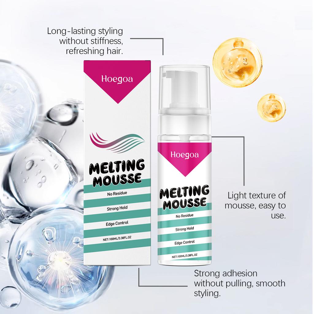 HOEGOA Wig Styling Glue Mousse Mild Formula Wig Care Moisturizing Styling Long-lasting Styling Care