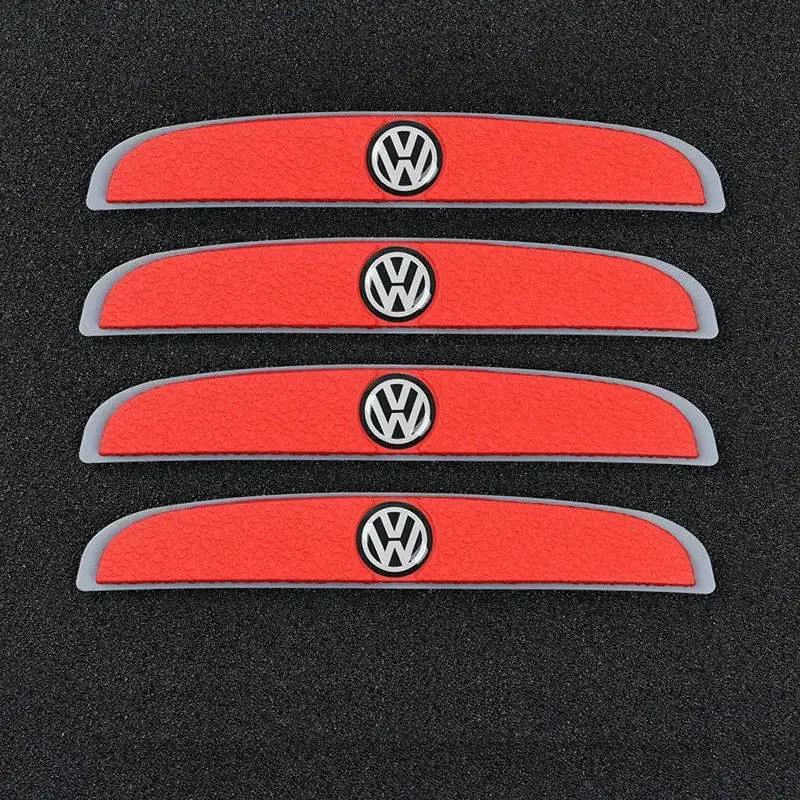 Pro VOLKSWAGEN VW 4ks Gumové Samolepky na Dveře Auta proti Srážce Pásky na Nárazník pro Volkswagen Golf 6 7 Passat B5 Jetta Lavida