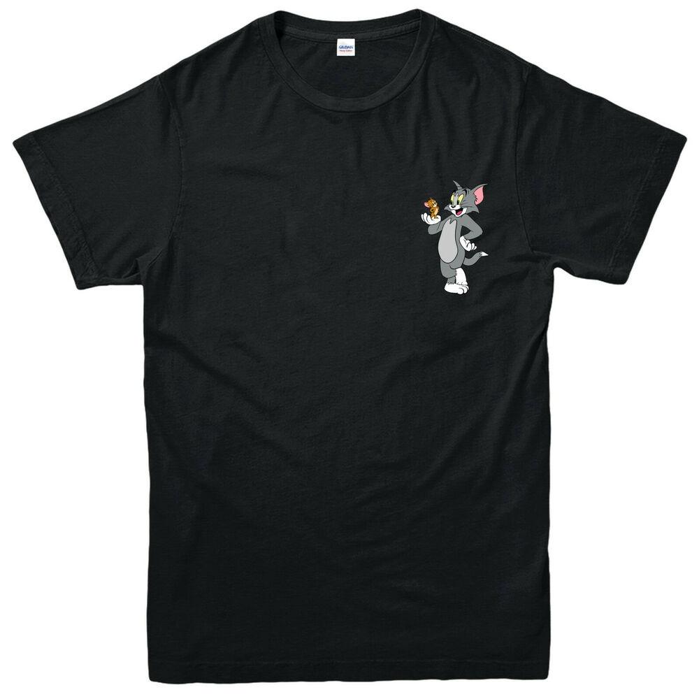 

Tom And Jerry T-Shirt Cat Mouse Game Funny Cartoon Kids Adult Top
