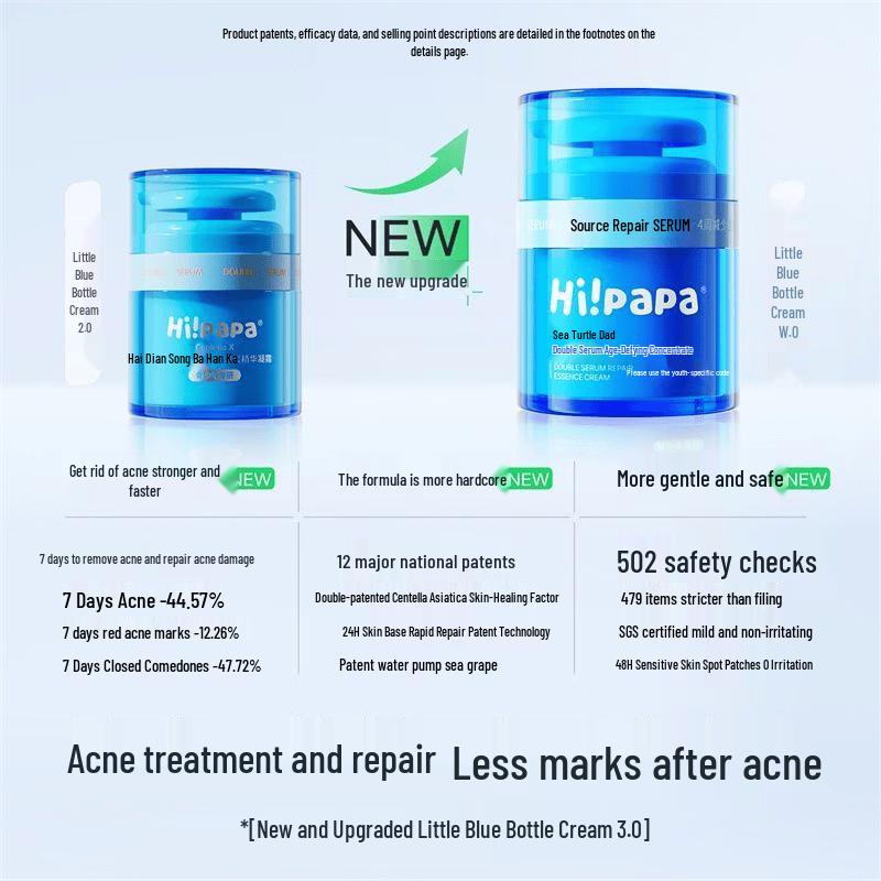 Hi!papa Dual-Extract Rejuvenating Repair Essence Face Cream