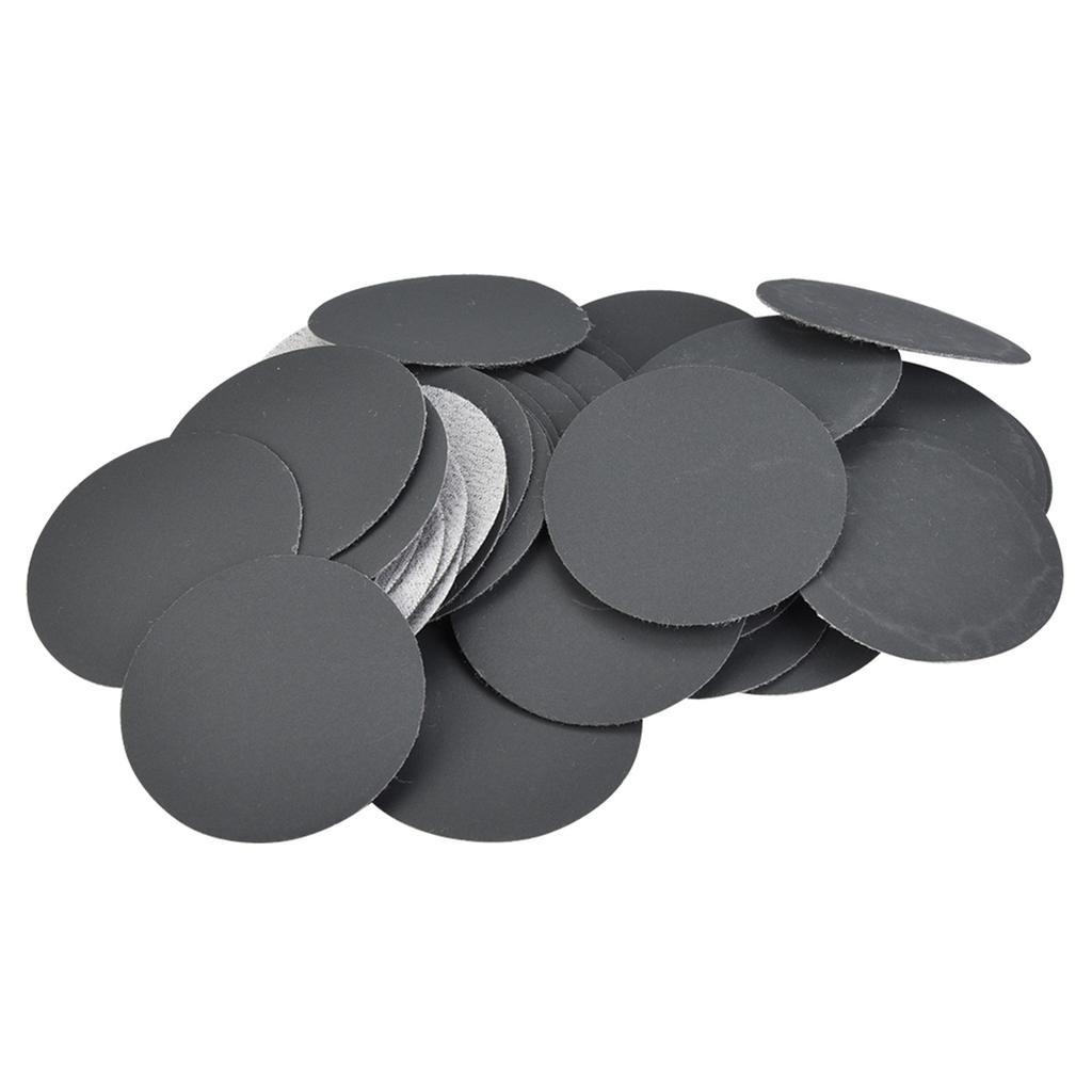 50pcs Hook and Loop 50mm Sander Disc Sanding Polishing Paper Pads Abrasive Sandpaper (#1500)