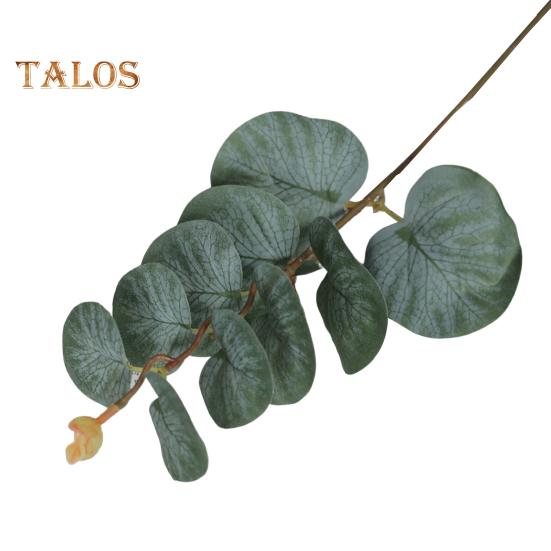 2 szt. Symulowane liście eukaliptusa Łatwa pielęgnacja Dekoracyjne Bezwonne Przyciągające wzrok Sztuczne liście eukaliptusa Prezent ogrodniczy