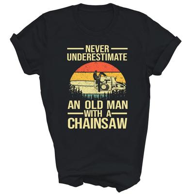 Zabawna koszulka drwala dla taty, drwal, arborysta, piła łańcuchowa, unisex, prezent