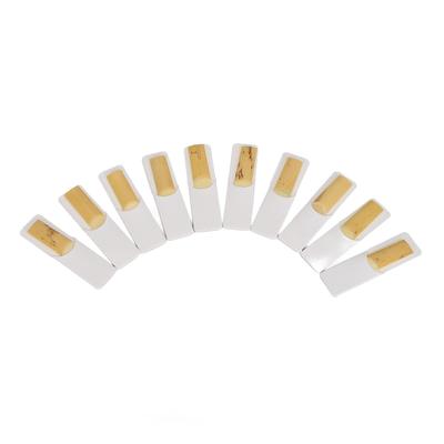 10PCS Soprano Saxophone Reeds Strength 2.5 Create Stable Sound Sax Reeds for Beginners Educators Students