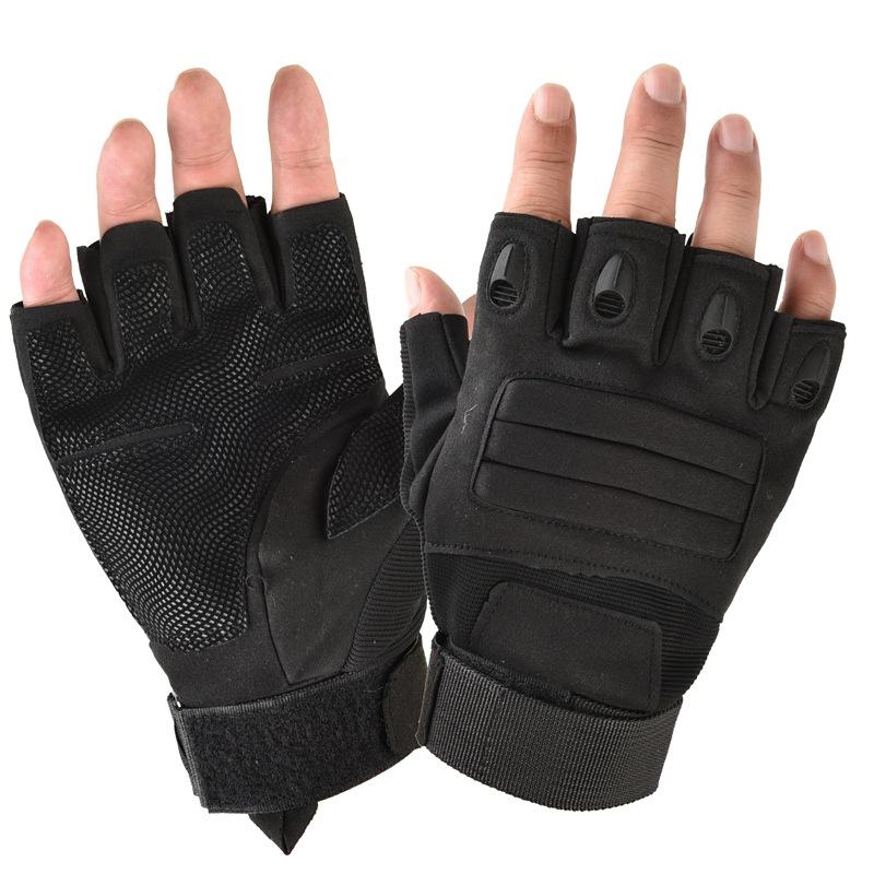 

New tactical gloves Black Hawk military fans training men and women CS outdoor riding motorcycle handguard anti-skid gloves M