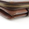 LOUIS VUITTON Compact zip Bi-Fold Wallet M61667 Brown Monogram canvas unisex Used