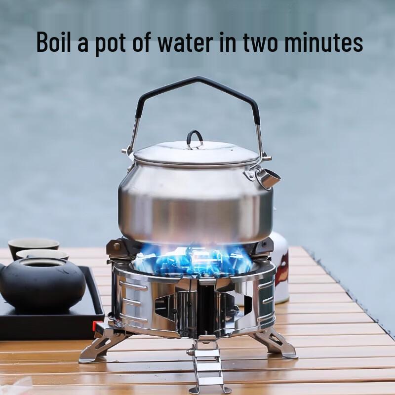 Portable Windproof Camping Gas Stove Kit
