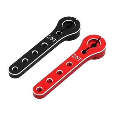 Set of 2 Metal Servo Arm Extensions 25T Strong  & Long Service  Metal Servo Horns Suitable for  Aircrafts & Crawlers Car
