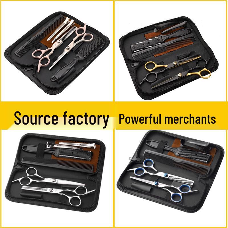 Stainless Steel Hairdressing Scissors & Thinning Shears Set for Cutting and Styling
