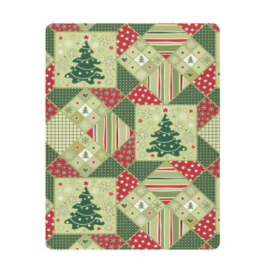 Yousheng Vánoční prostěradlo do postýlky Santa Claus Vánoční punčocha Froté prostěradlo do postýlky Vánoční stromek Potah na matraci do postýlky pro chlapce dívky Postýlka Dětský pokoj