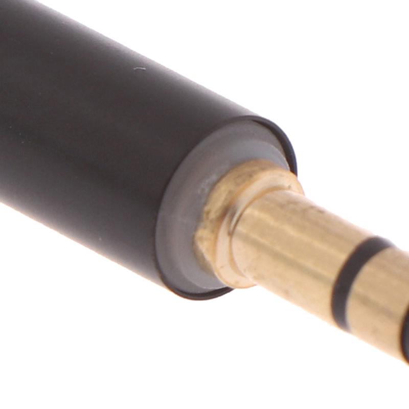1Pcs 3.5Mm Stereo 3 Pole Male To 4 Pole 3 Ring Female Audio Adapter Converter