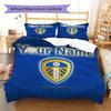 Leeds United Custom Name Pattern Bedding,Quilt Set Quilt Cover Pillowcase Home Birthday Gift(1 * duvet cover + 2 * pillowcase, without core)