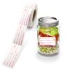 1 Roll Dissolvable Food Storage Labels, Water-Soluble Removable Stickers for Kitchen Container & Pantry Rotation Organization