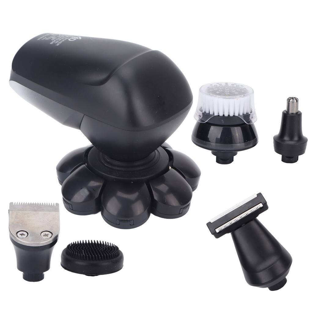 8D Head Shaver IPX7 Waterproof Automatic Grinding Floating Blades Electric Bald Shaver