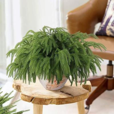Christmas Garland Real Touch Artificial Greenery Pine Garland Realistic Faux Pine Branches for Table Mantle Wall Fireplace Indoor Holiday Decor