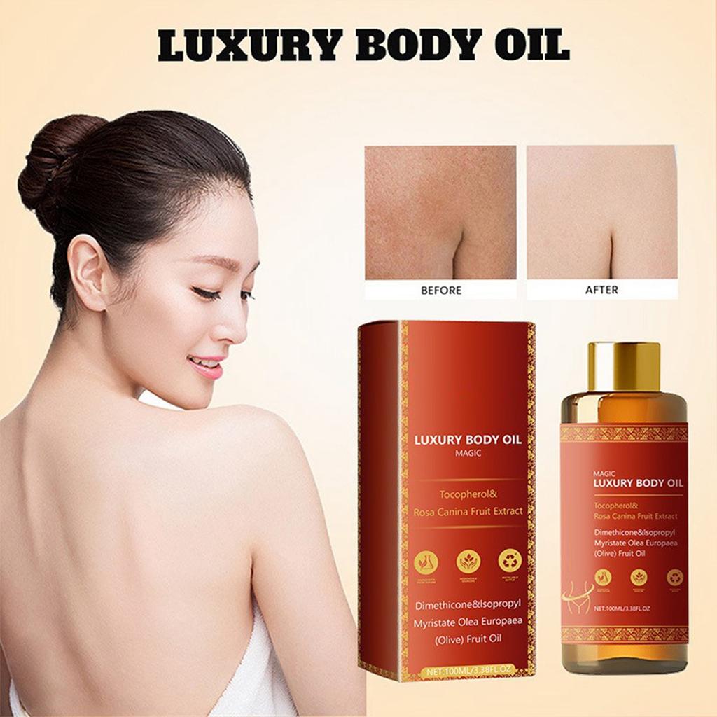 Body Massage Oil Moisturizing Oil Skin Rejuvenation Massage Full Body Unisex Delicate Lubrication,100ML