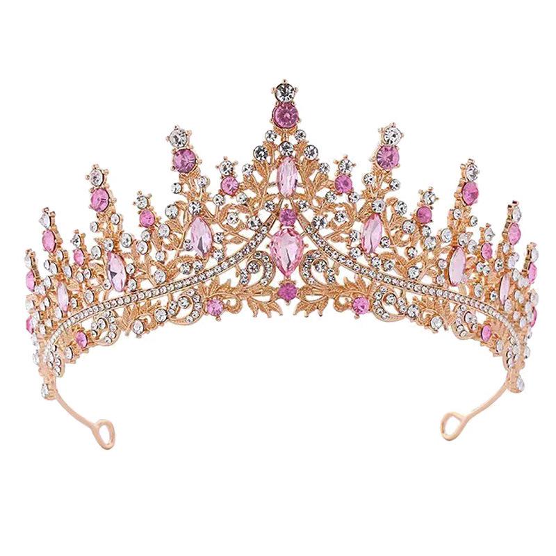 Versatile Bridal Crown Headband for Weddings, Birthdays, and Parties